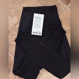 NWT Lululemon Black Align No Line 25” Satin leggings